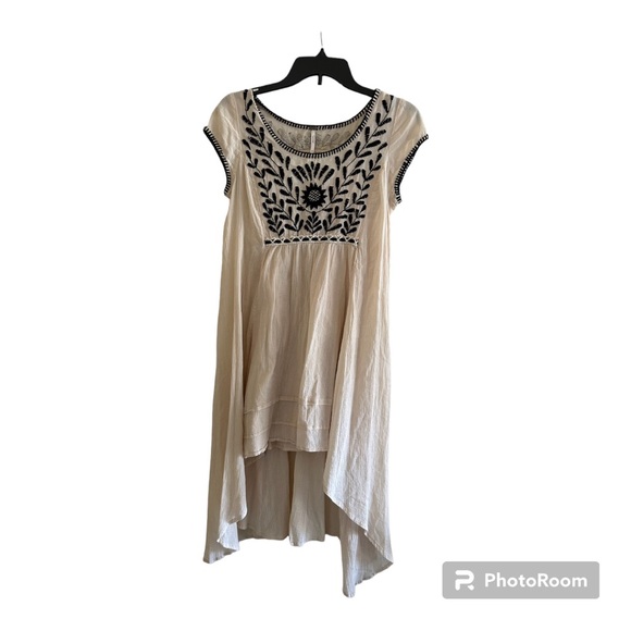 Free People Embroidered high-low Tunic Dress - Picture 2 of 6